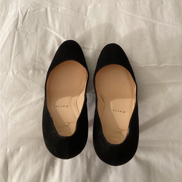 Christian Louboutin Black Suede Pumps - Picture 3 of 11